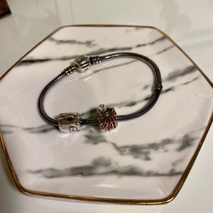 Pandora Bracelwt and charms